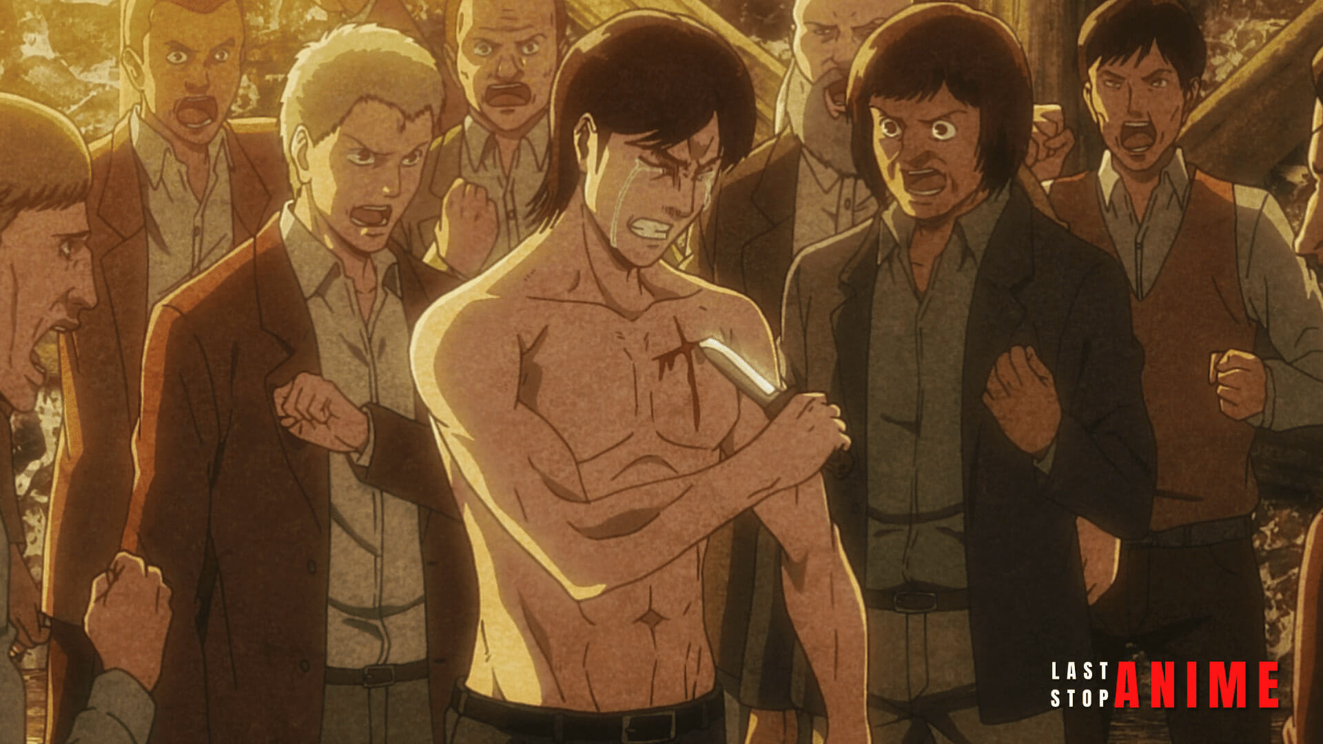Grisha Yeager In Pain From Attack On Titan