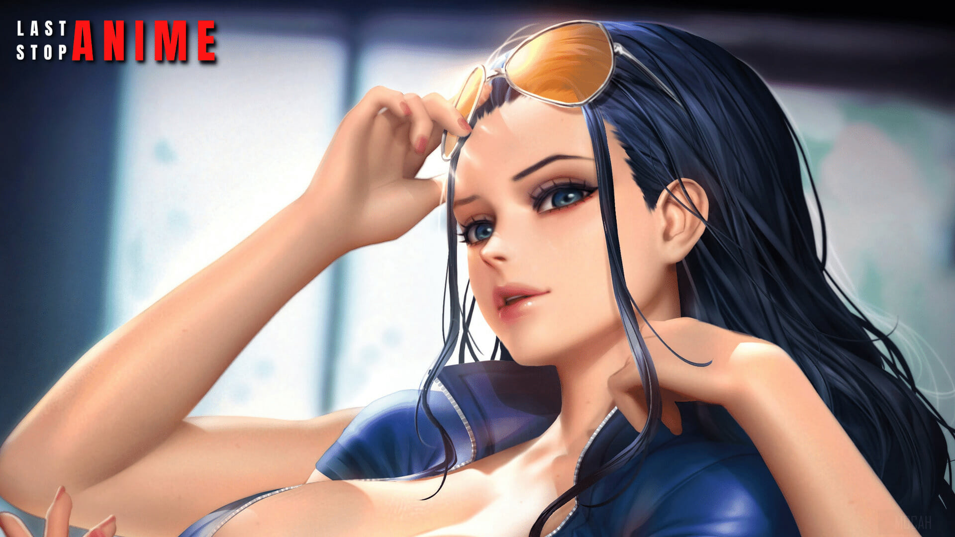 Nico Robin Posing Like An Actress From One Piece