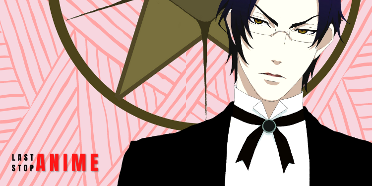 CLAUDE FAUSTUS looking dapper in a black suit