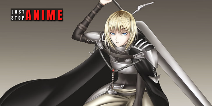 Clare Claymore with her weapon to fight