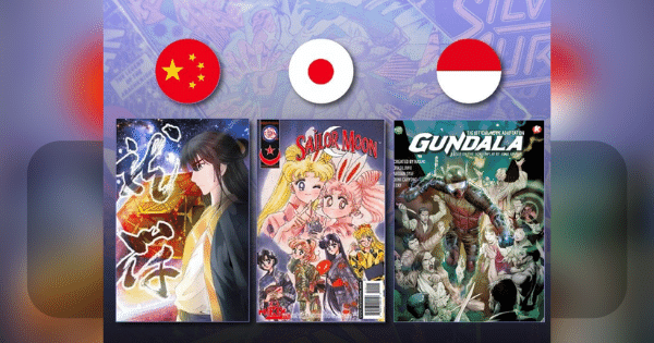 Manhua From China, Manga From Japan, Manhwa From Korea