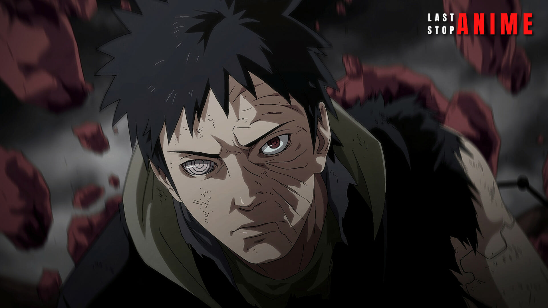 Obito Uchiha Staring While One eye is damaged