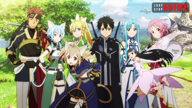 All main characters from Sword Art Online