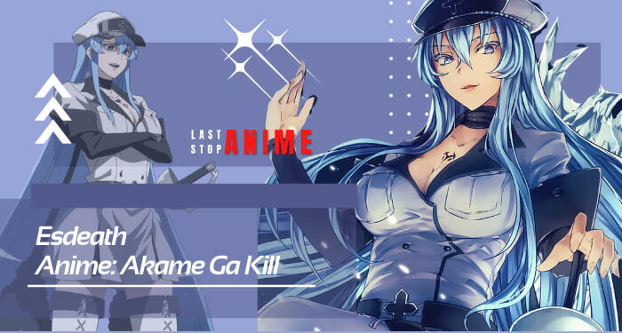 Esdeath dans sa tenue blanche givrée