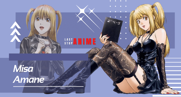 Model misa misa with death note in her hand