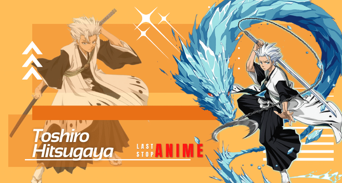 Toshiro Hitsugaya doing dragon freeze sword style