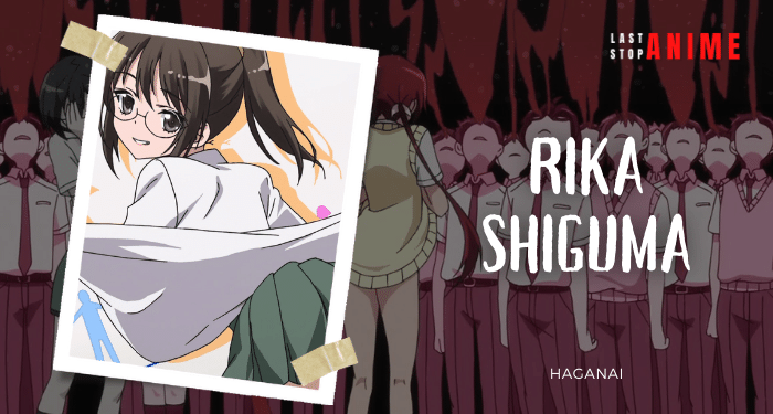 Rika shiguma showing her butt from Haganai