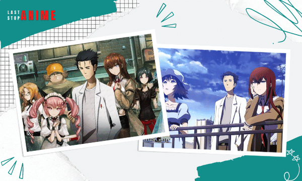 Characters from Steins; Gate Anime together in one frame