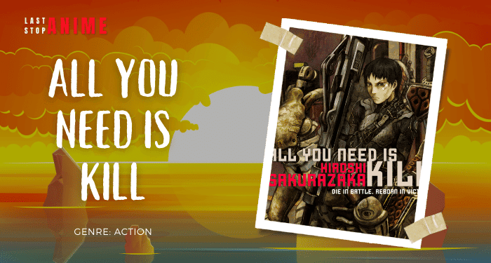 Full Metal Bitch on the cover of All you need is kill