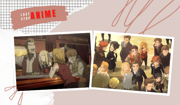 images of characters events from Baccano