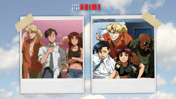 Main characters and their images from Black Lagoon