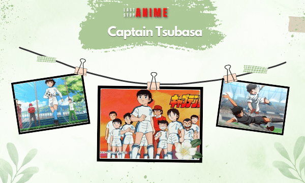 Major characters in their soccer uniform from Captain Tsubasa