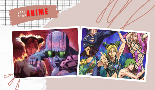 Images of incidents, events, and characters from JoJo's Bizarre Adventure: Stone Ocean