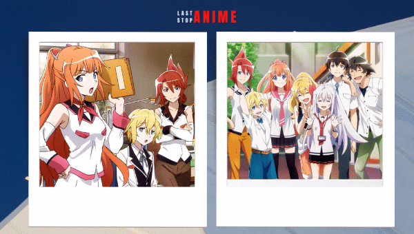 all major characters from Plastic Memories in two different images