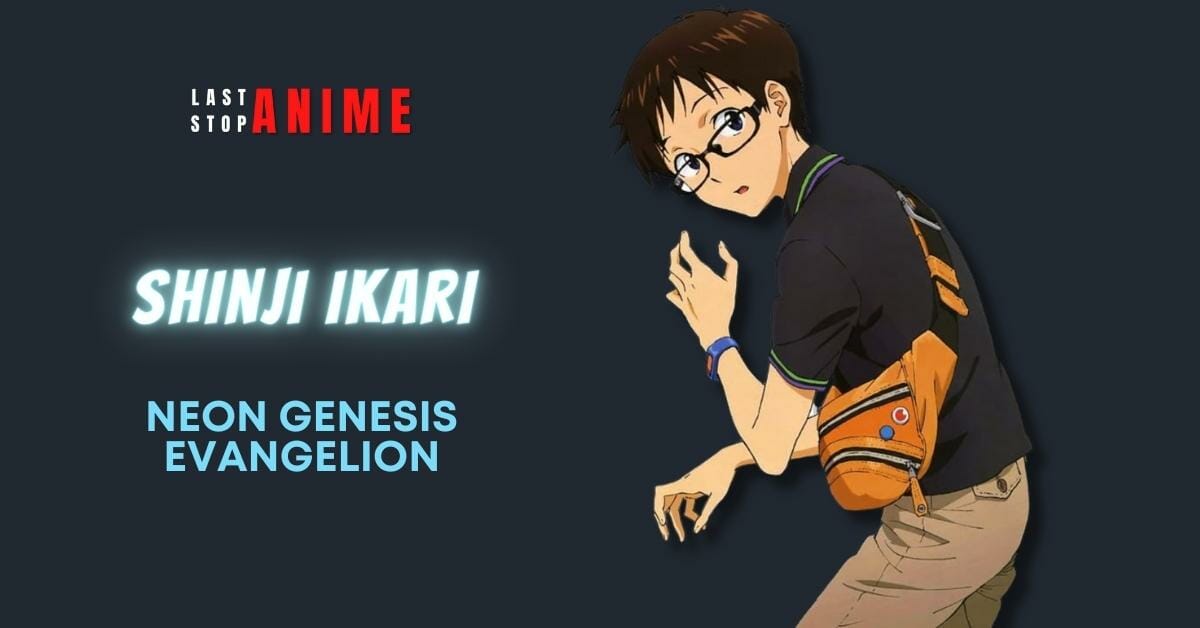 Shinji Ikari wearing specs as the best on the list of infp anime characters
