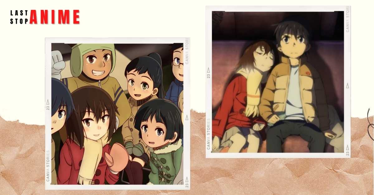 Images of characters and events from Boku dake ga Inai Machi (Erased)