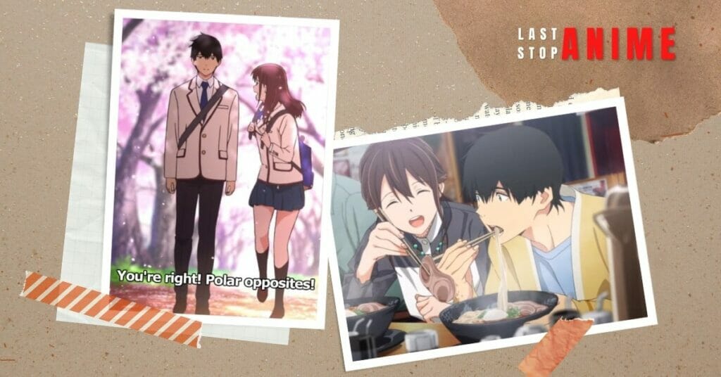 Images of characters from I Want to Eat Your Pancreas for list of anime like your lie in april