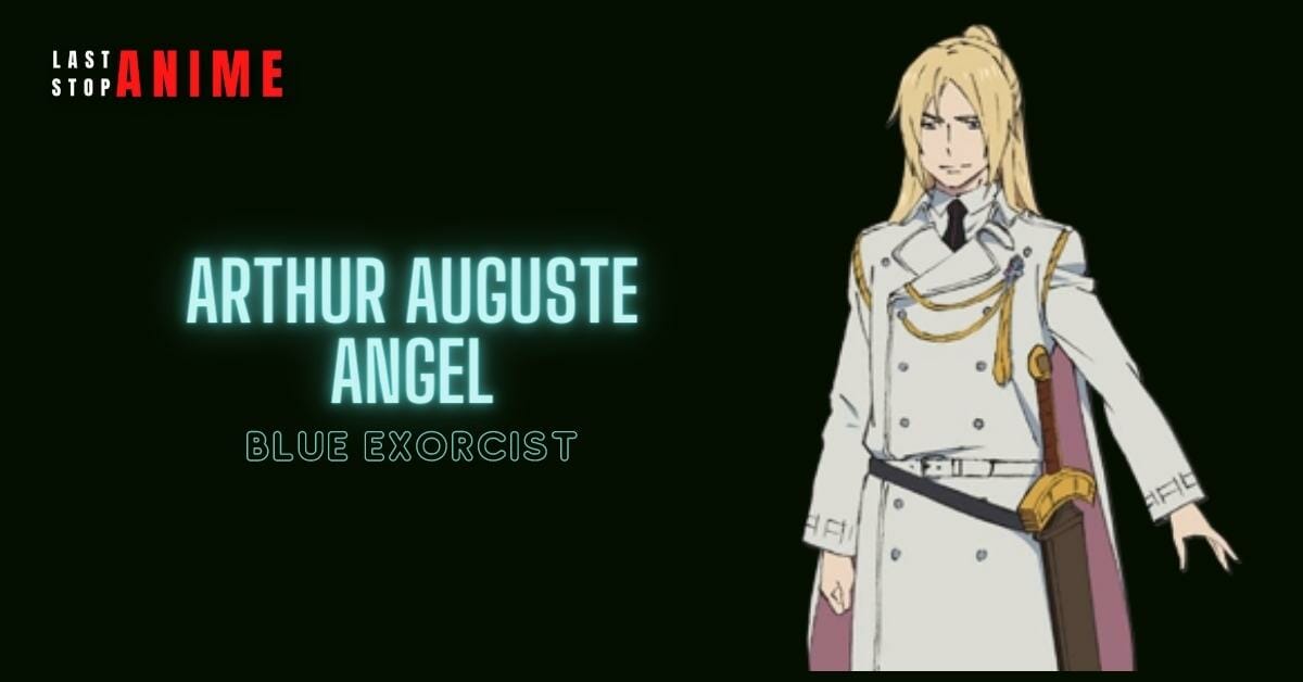 arthur auguste angel wearing suit in blonde hair 