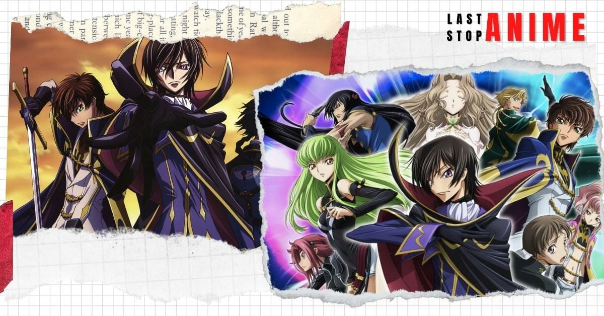 Code Geass as the top anime like one outs