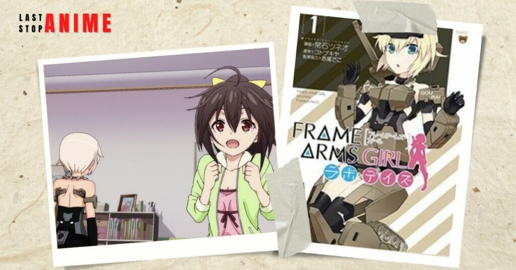 Characters from Frame arms girls and poster image