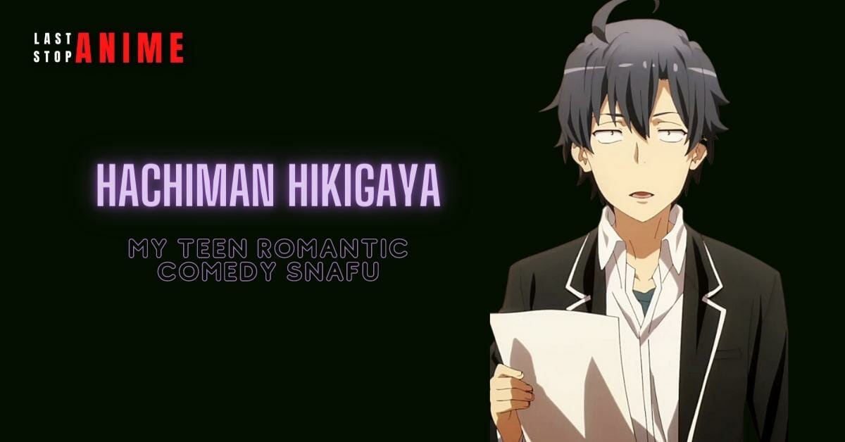 Hachiman Hikigaya from My Teen Romantic Comedy Snafu holding paper in uniform