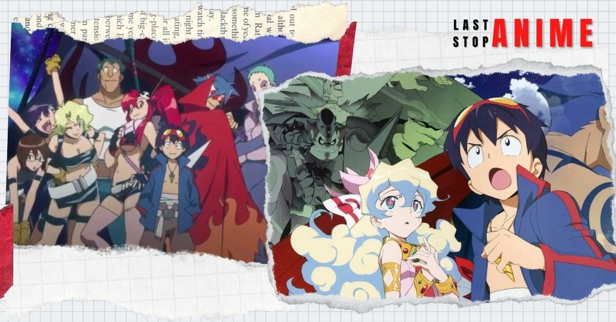 All main characters from Tengen Toppa Gurren Laggan