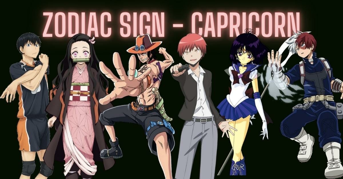 capricorn anime characters