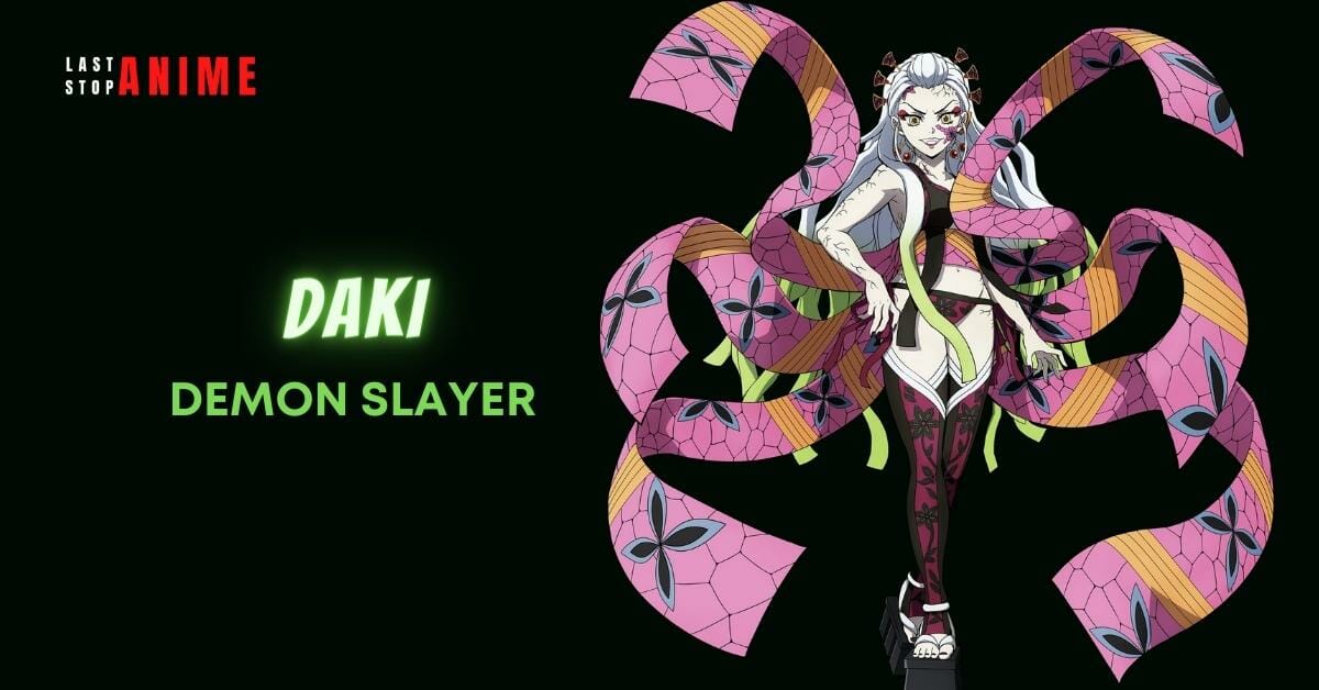 Daki from Demon Slayer as. anime character that is esfp