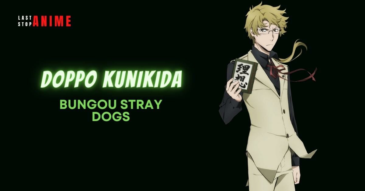 Doppo Kunikida from Bungou Stray Dogs as anime estj character