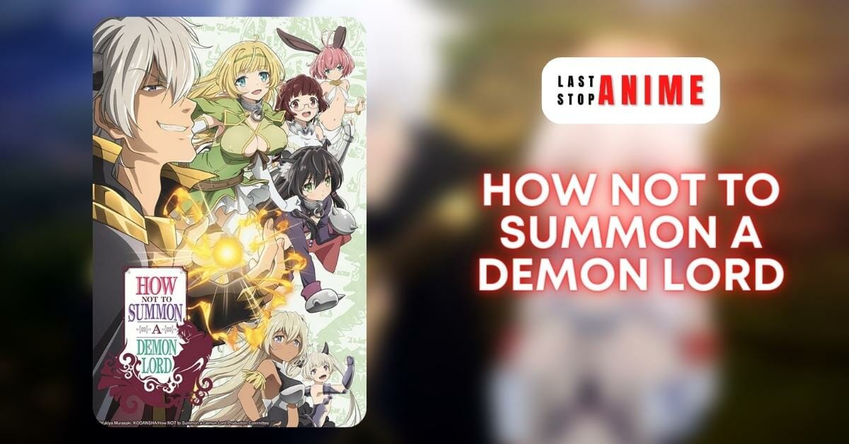 How Not to Summon a Demon Lord poster image with all main characters