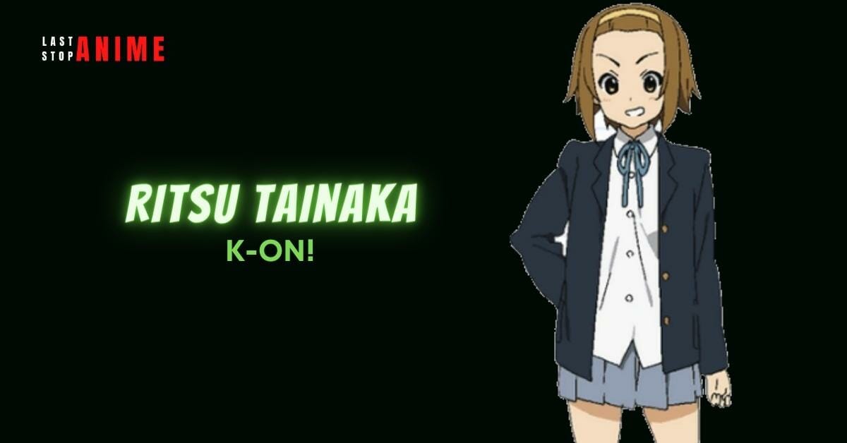 Ritsu Tainaka from K-ON! in school uniform and brown hair