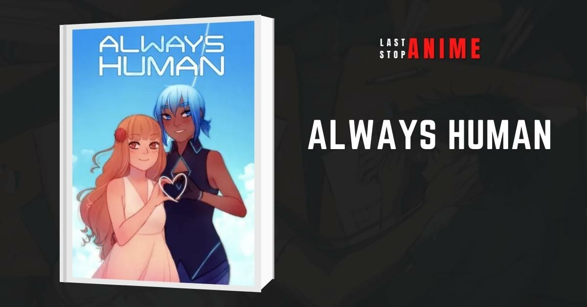 Always Human poster image with both female lead making love sign with hands