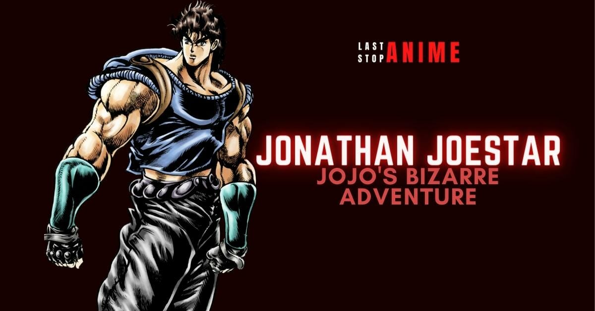 Jonathan Joestar in his superhero suit and muscular physique
