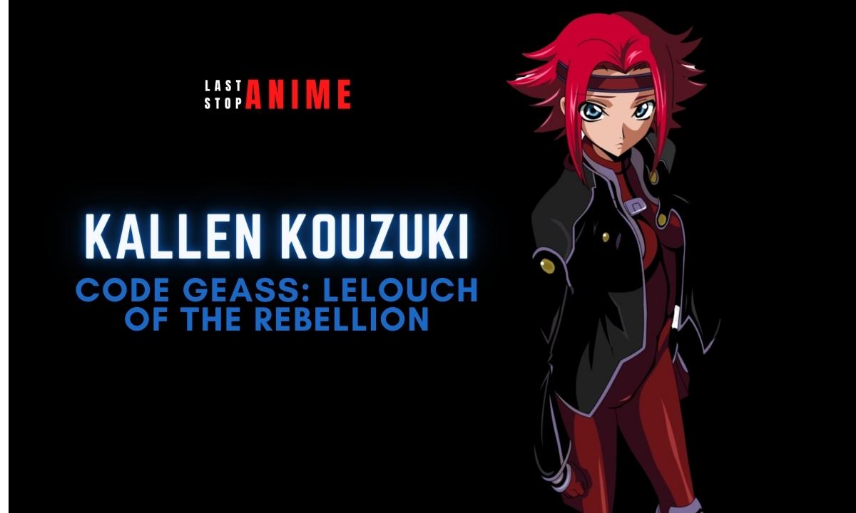 Kallen Kouzuki from Code Geass: Lelouch of the Rebellion as tsundere character