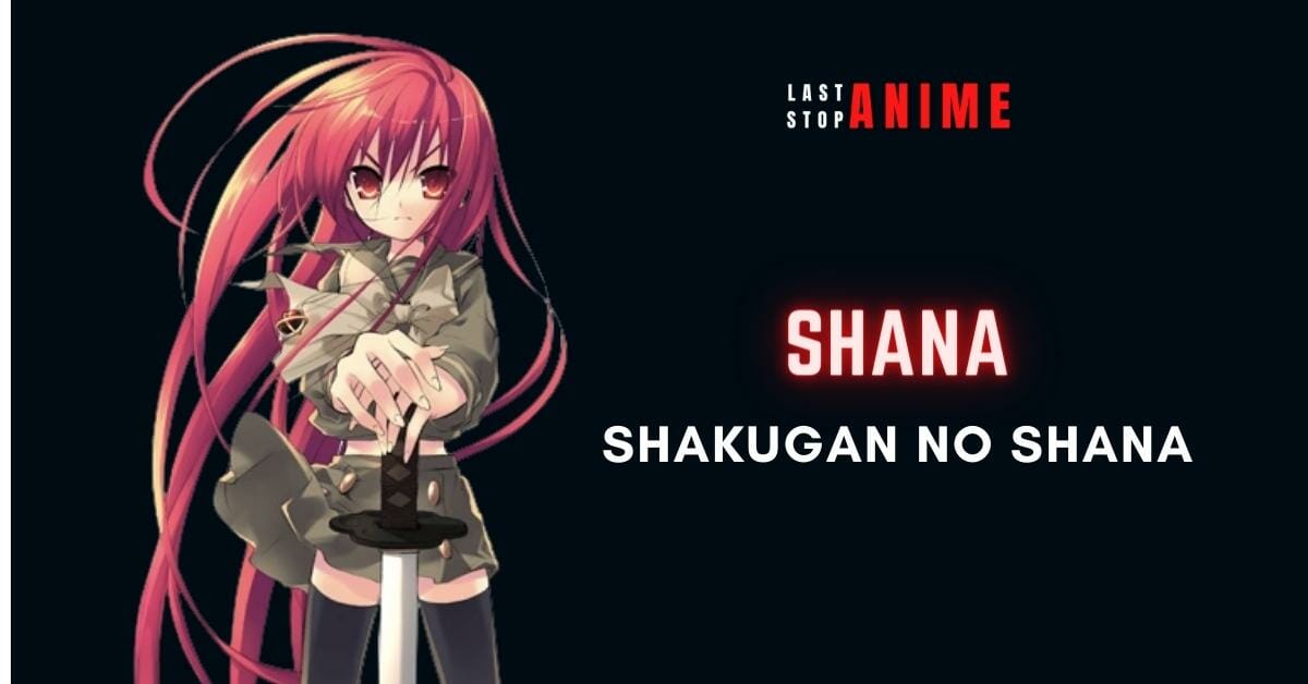 Shana from Shakugan No Shana as anime girl with bangs