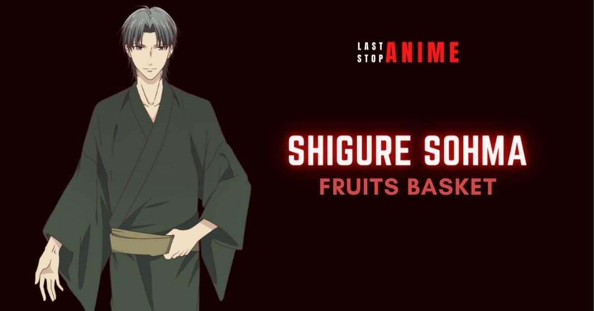 Shigure Sohma with mid length hair wearing traditional japanese dress