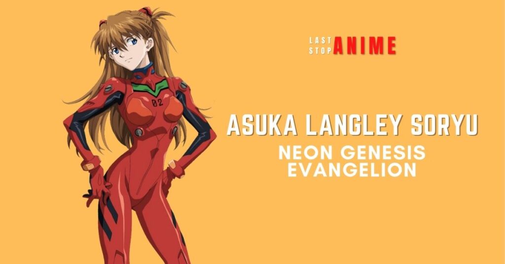 Asuka Langley Soryu from Neon Genesis Evangelion in red suit 