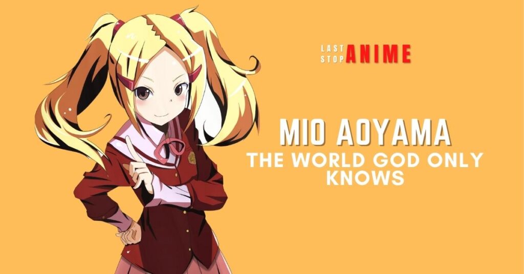 Mio Aoyama - The World God Only Knows as himedere characters in anime