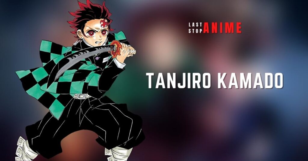 Tanjiro Kamado as the male lead in demon slayer anime