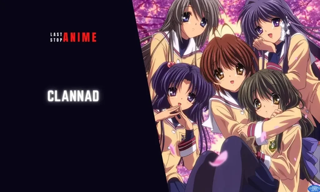 girls from Clannad posing together