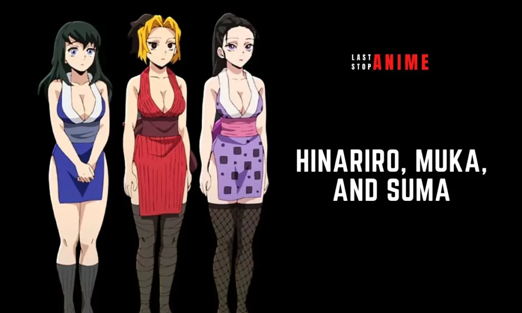 Hinariro, Muka, and Suma