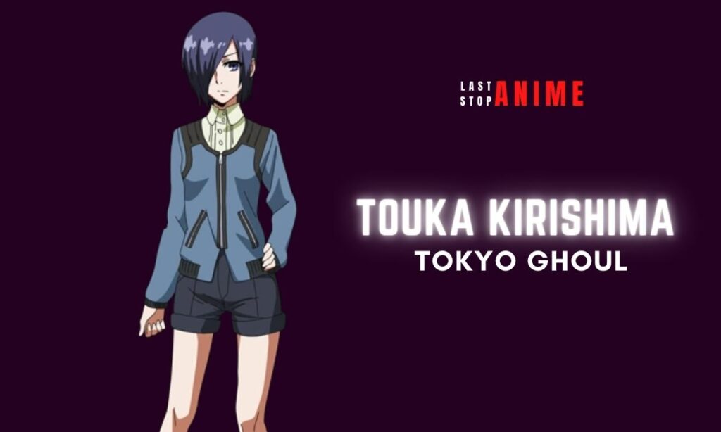 Touka Kirishima from Tokyo Ghoul as anime tomboy character