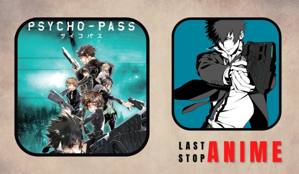 'Psycho-Pass' featuring anime characters with drip.