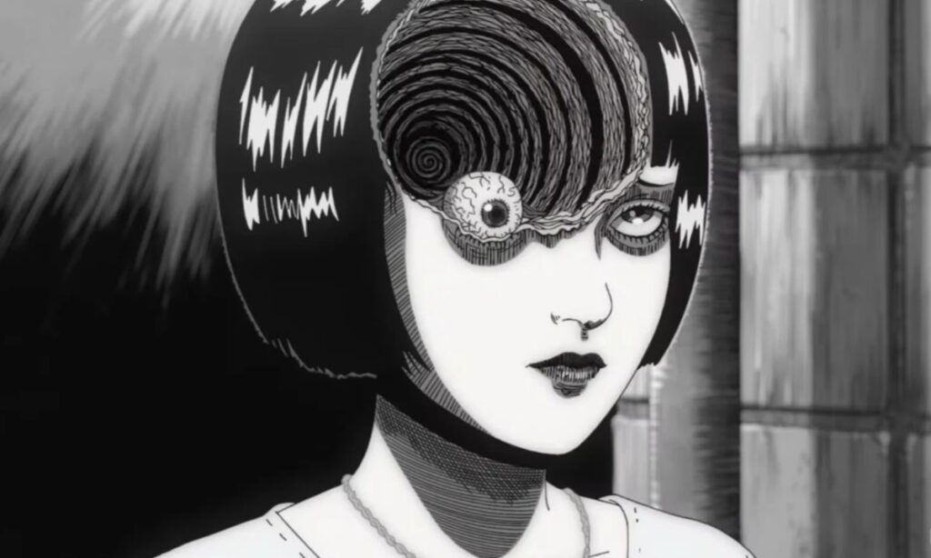 Azami Kurotani in the ‘Uzumaki’ anime courtesy of Adult Swim