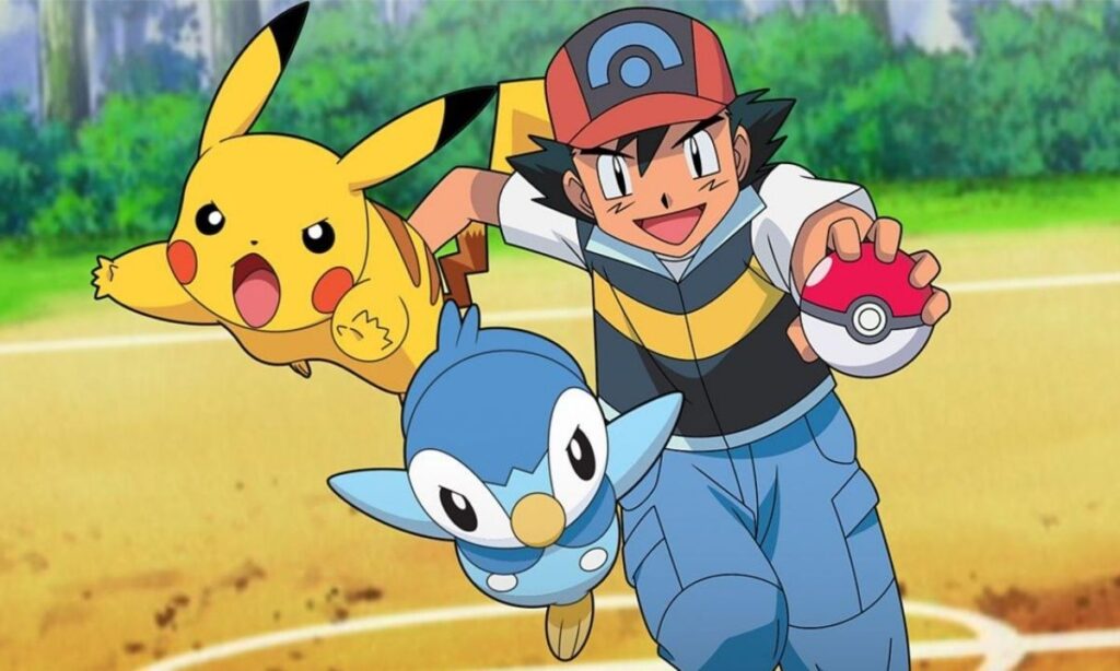 Pokemon Ash and Pikachu