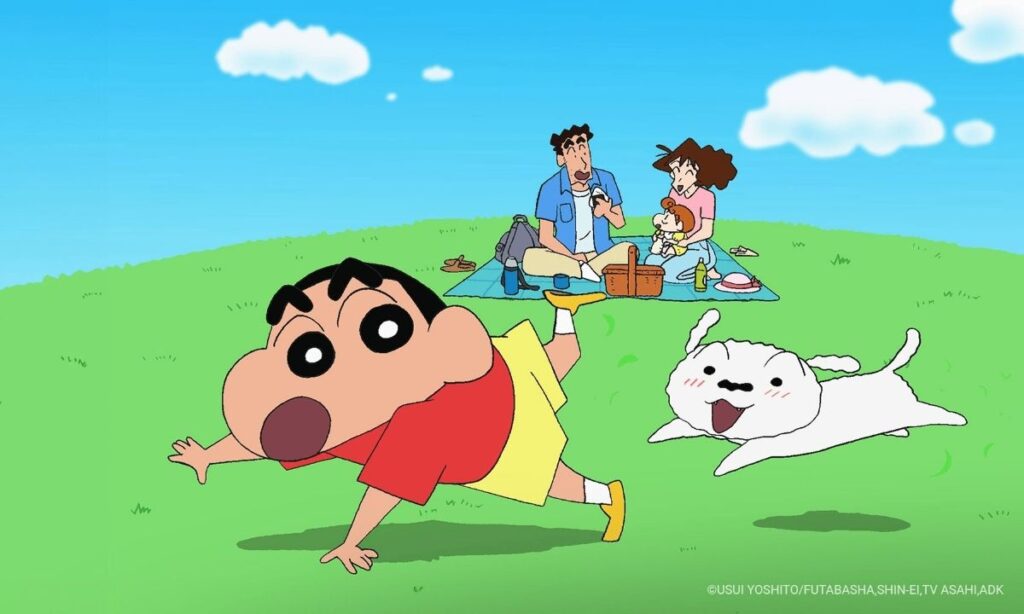 Screenshot of Crayon Shin-Chan intro