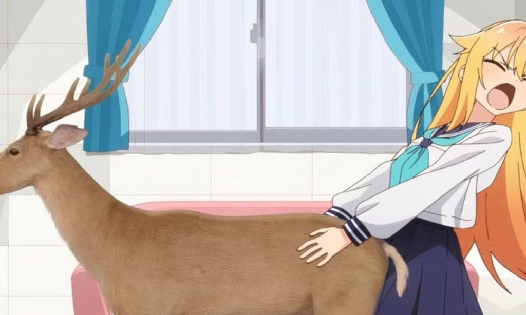 Koshitan with a deer in episode 3